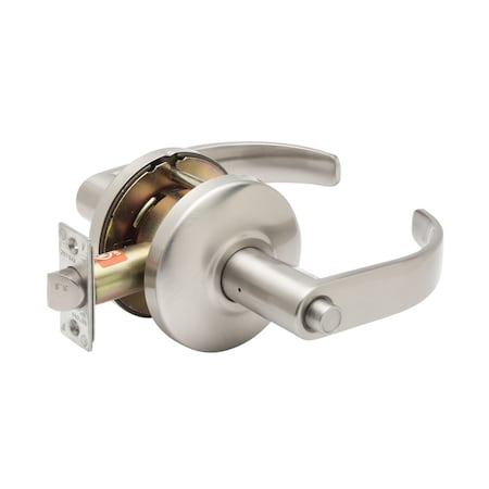 Copper Creek Erin Grade 2 Cylindrical Lever Privacy Nfl Ul, Satin Stainless EL6231SS